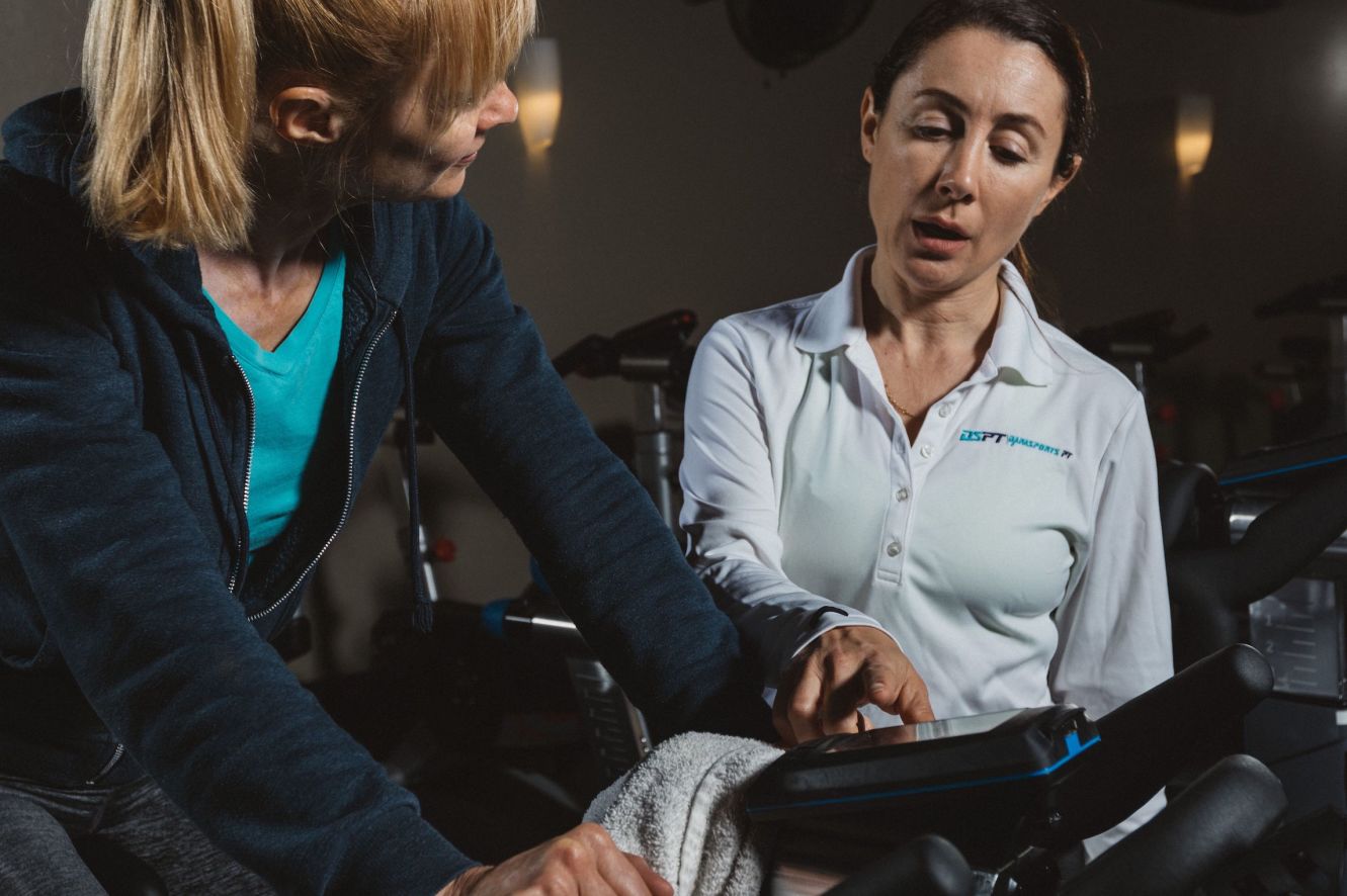 cycling instructor at CRUfit