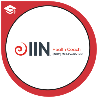 iin certified health coach badge