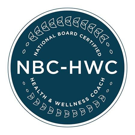 national board certified health and wellness coach badge