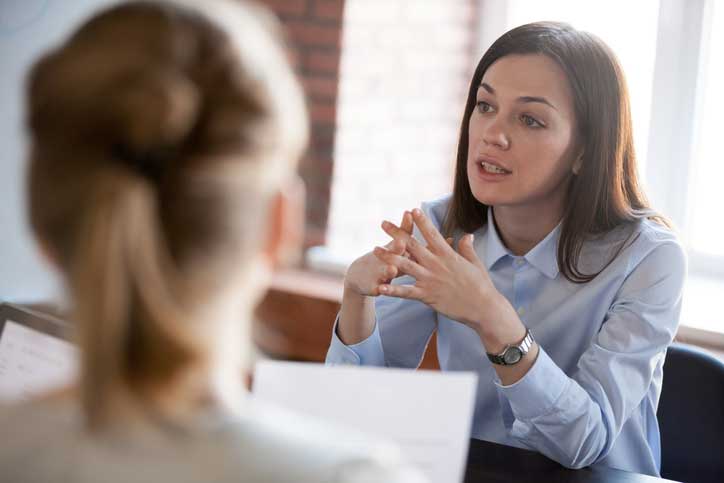 woman in a virtual health coaching session with destiny wellness