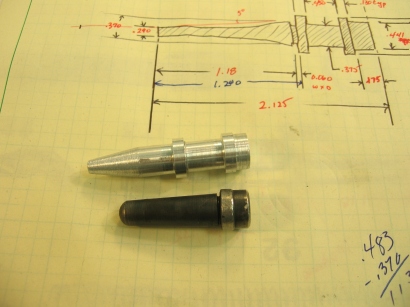 Fabricated Parts of a Pistol