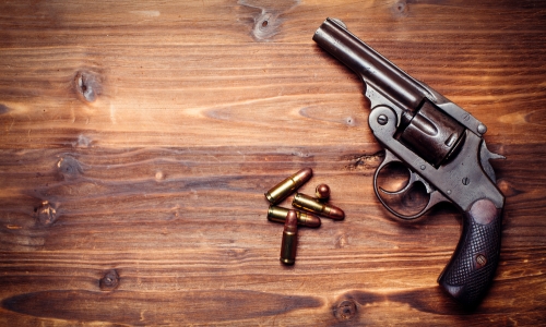Revolver with ammo