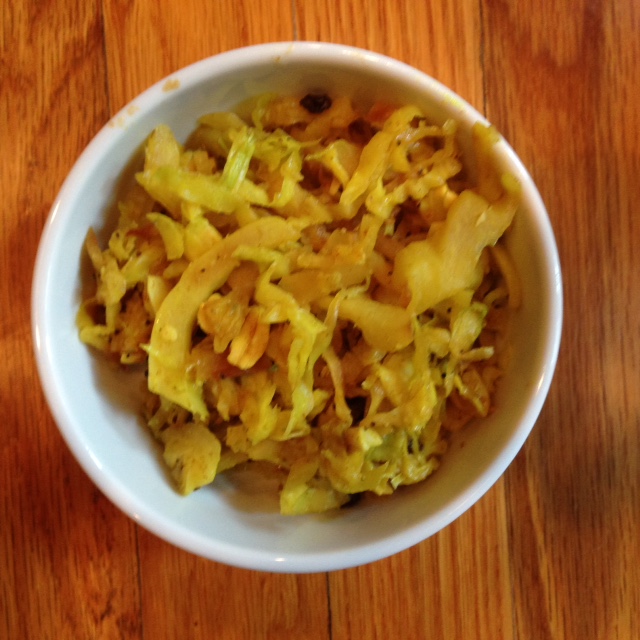Cabbage with Turmeric
