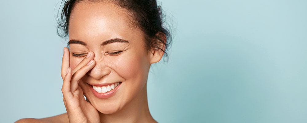woman with beautiful skin