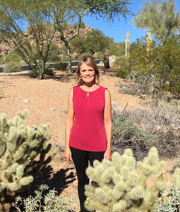 Bonnie Schiffler, health coach at joful living in mesa, az in the desert