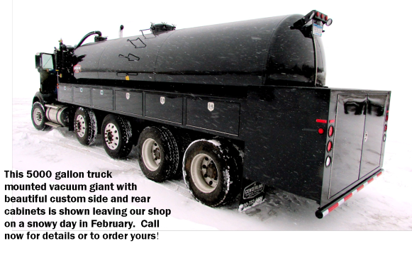 Industrial Vacuum Trailer from Krain Creek Fabrication in Long Prairie, MN
