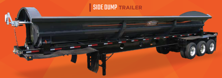 Side Dump Trailer from Krain Creek Fabrication in Long Prairie, MN