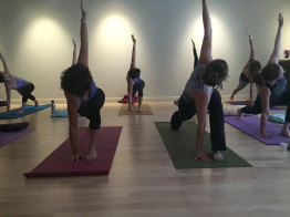 yoga class in session at indigo yoga & pilates in walnut creek