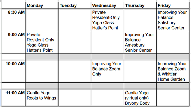 summer 2025 schedule