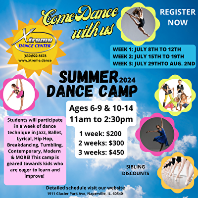 Summer Dance Camp | Xtreme Dance | Naperville IL | Aurora IL