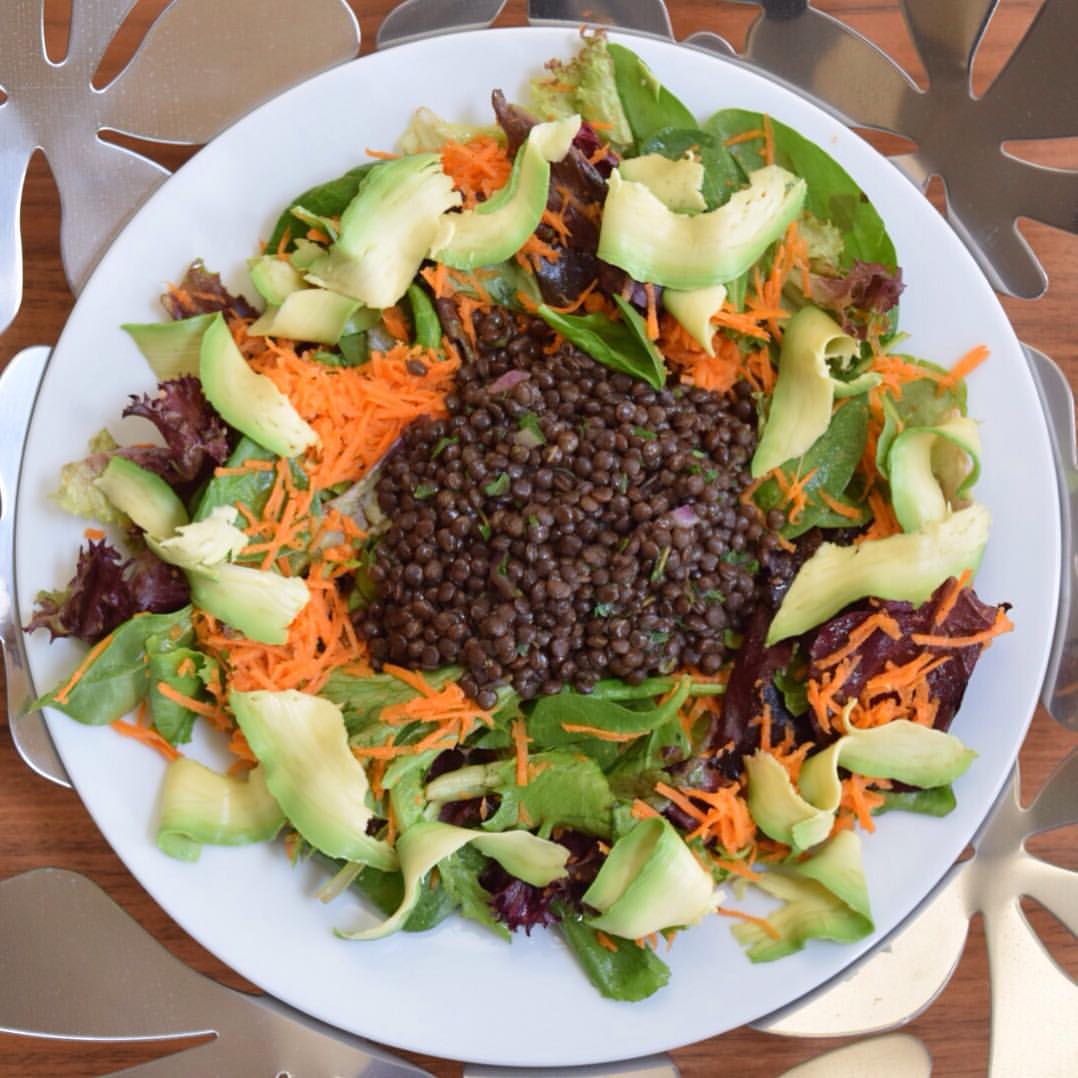 Black Lentils Salad*