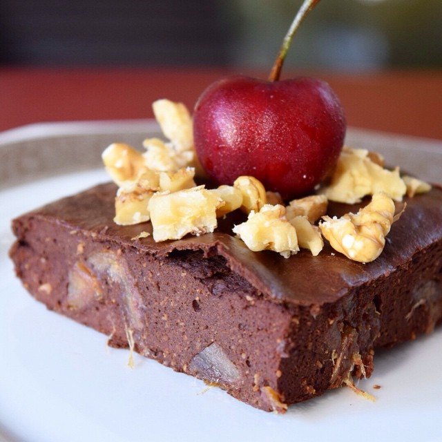 Brownie with Cherry*