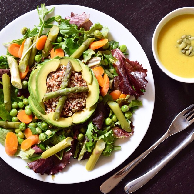 Spring Quinoa Salad  Curried Cauliflower Soup 2_copy
