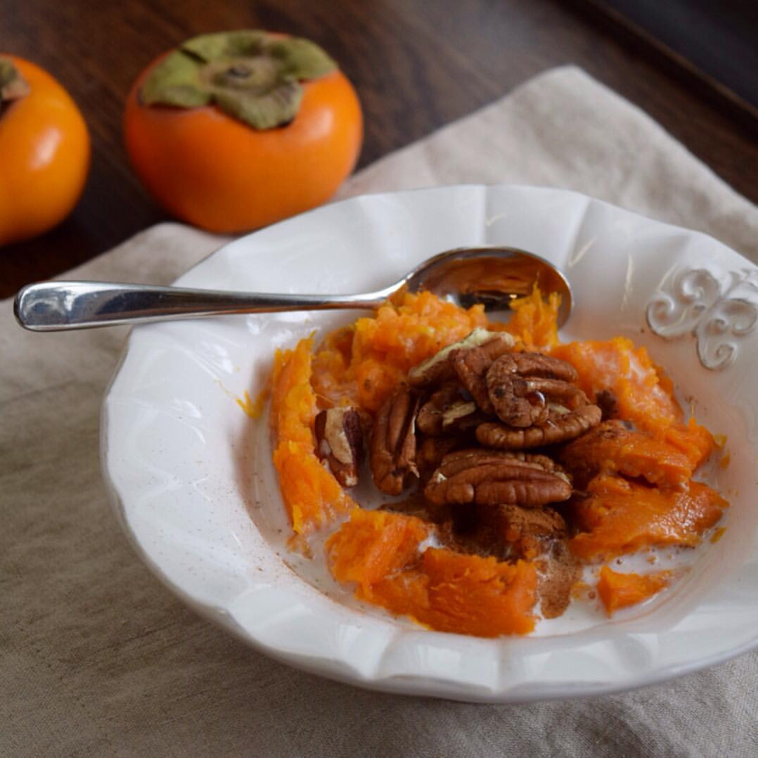 Sweet Potato Porridge & Persimmons*_copy