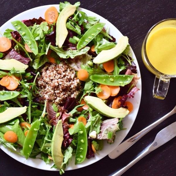 Spring Quinoa Salad & Curried Cauliflower Soup 1*