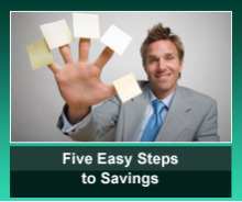 5 easy steps to Saving