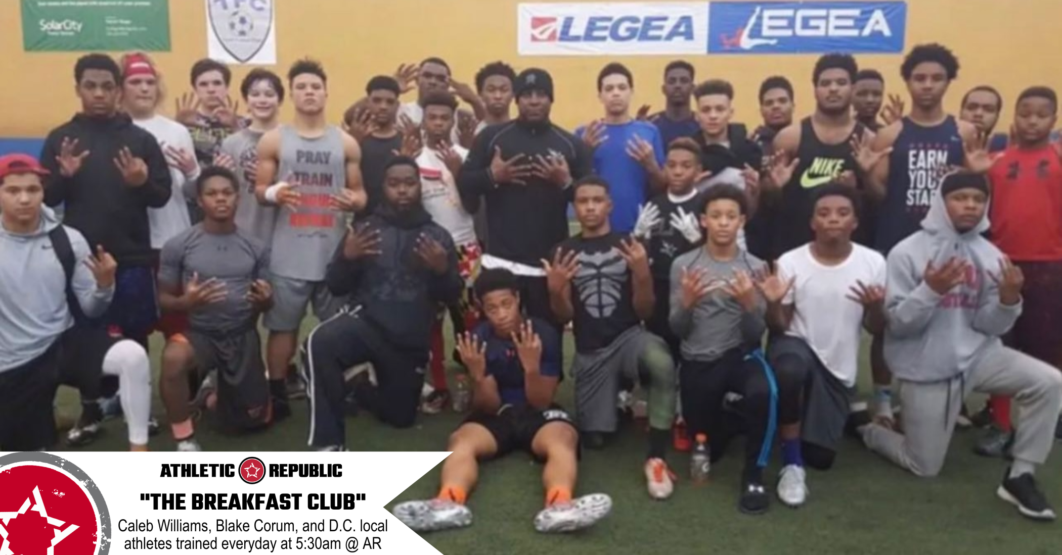 Caleb Williams Athletic Republic Breakfast Club