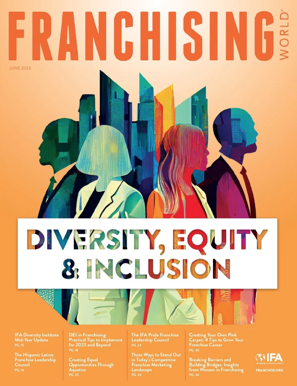 IFA's Franchising World Magazine Cover