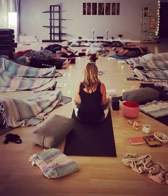 Yoga Nidra event at Beauty & Bliss.