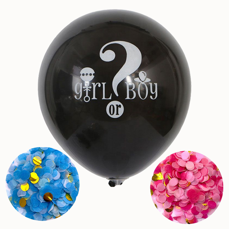 gender reveal balloon