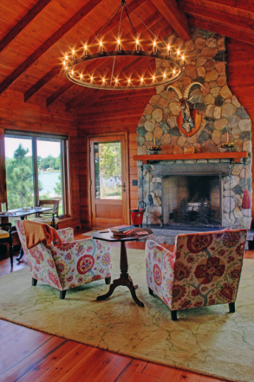 living area remodel by bercher design & construction in baxter, mn