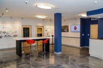 ctc showroom by bercher design & construction