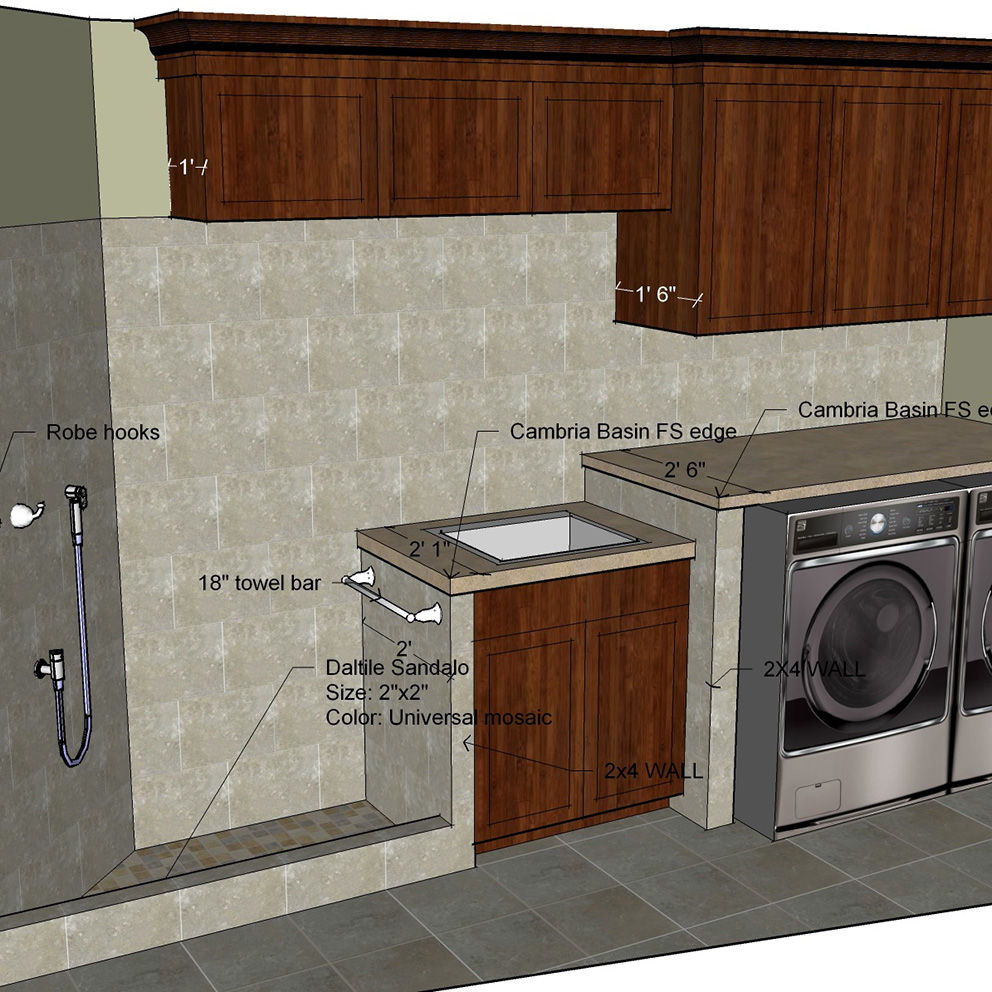 design mock up for remodel