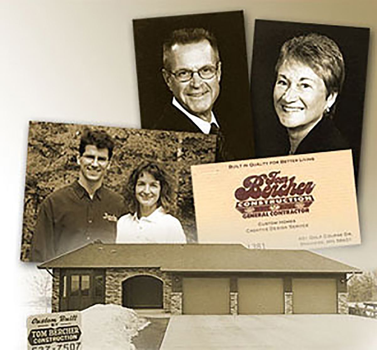 history of bercher graphic showing old owners