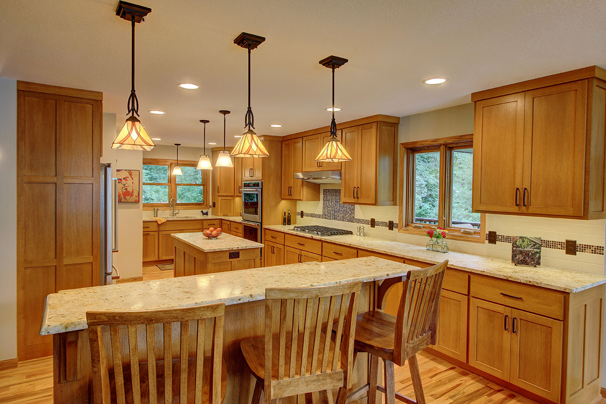 sylvan lake kitchen remodel by bercher design & construction