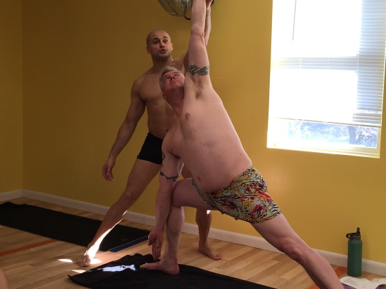 Bikram Yoga Roslyn on X: Pose #7 - Balancing Stick Pose. Is