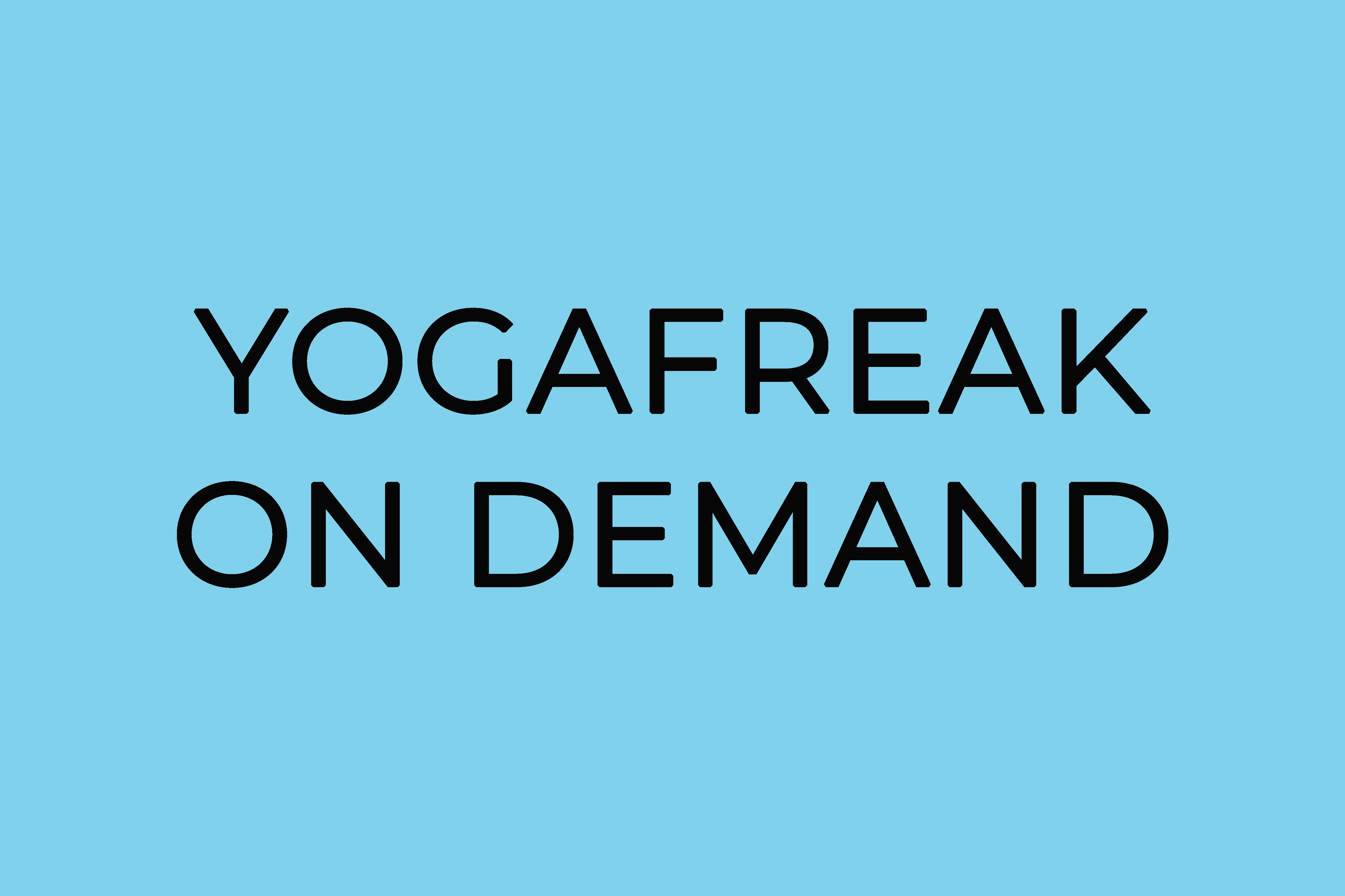 YOGAFREAK ON DEMAND BLUE