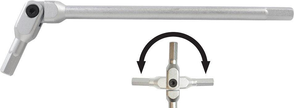 AF 0025 & 0038 RRP £107.46 Bondhus Hex-Pro Pivot Wrench Key Sets MM 