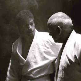 Student Tossing Another During a Judo Class at The Budokwai