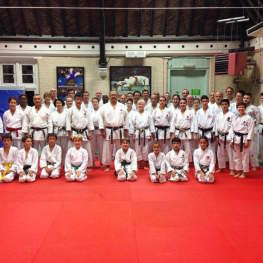 Students Sparing in a Junior Karate Class at The Budokwai