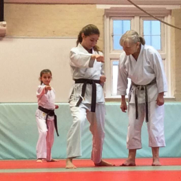 Students Practicing During a Junior Karate Class at The Budokwai