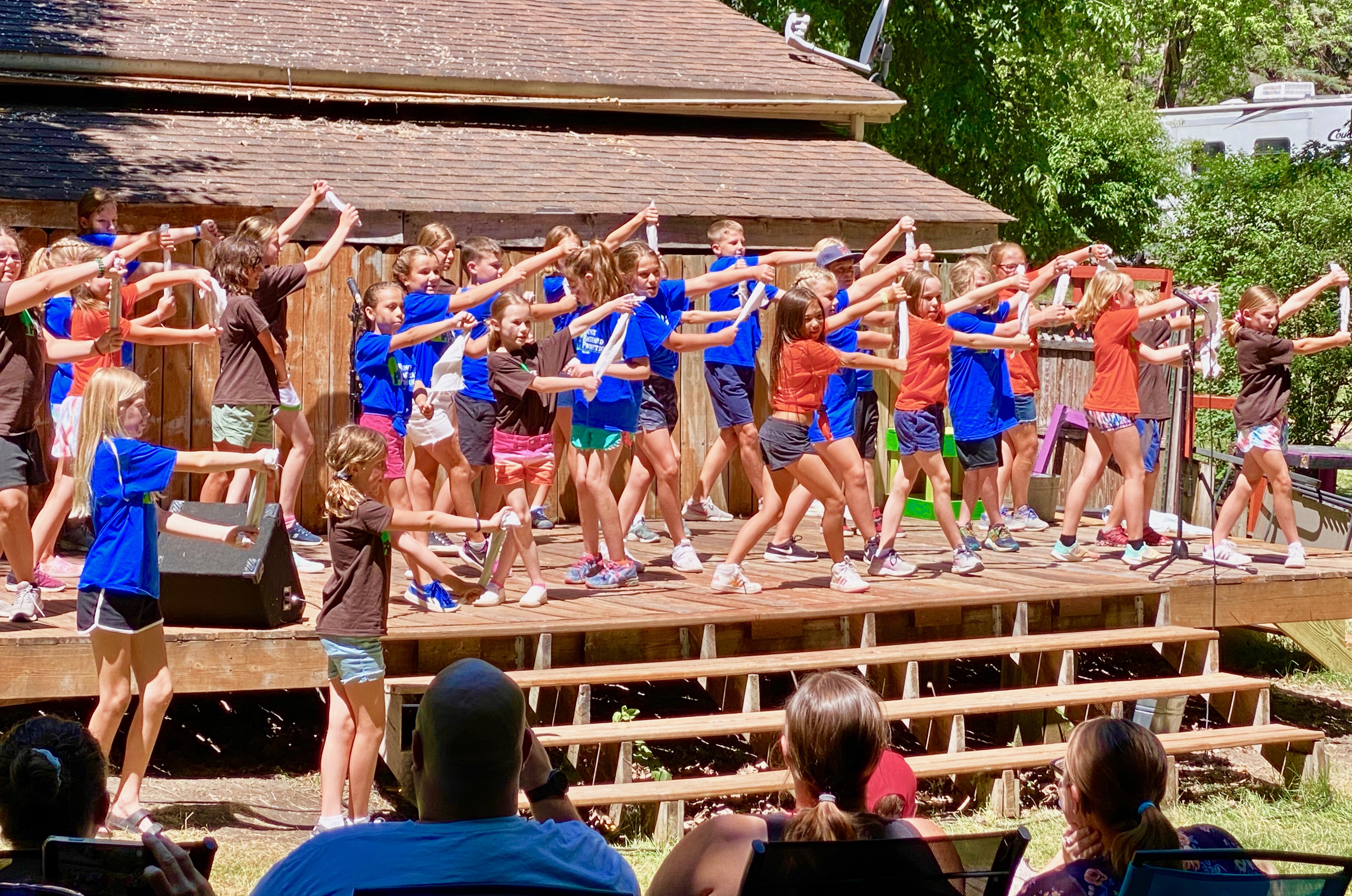 Maple Grove elementary theater camp performance of Annie