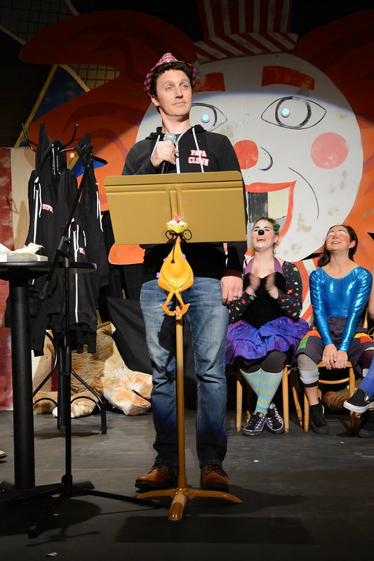 Barry at Clown Con graduation