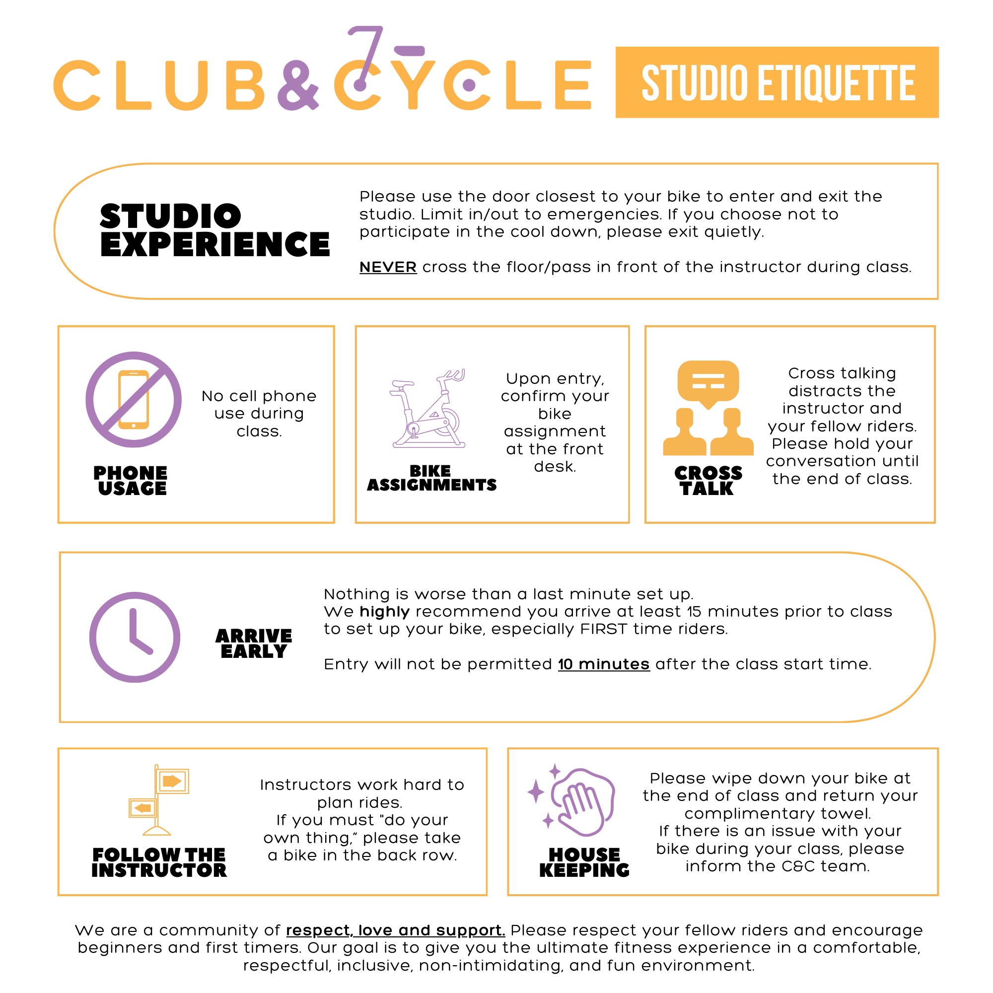 Studio Etiquette 2025
