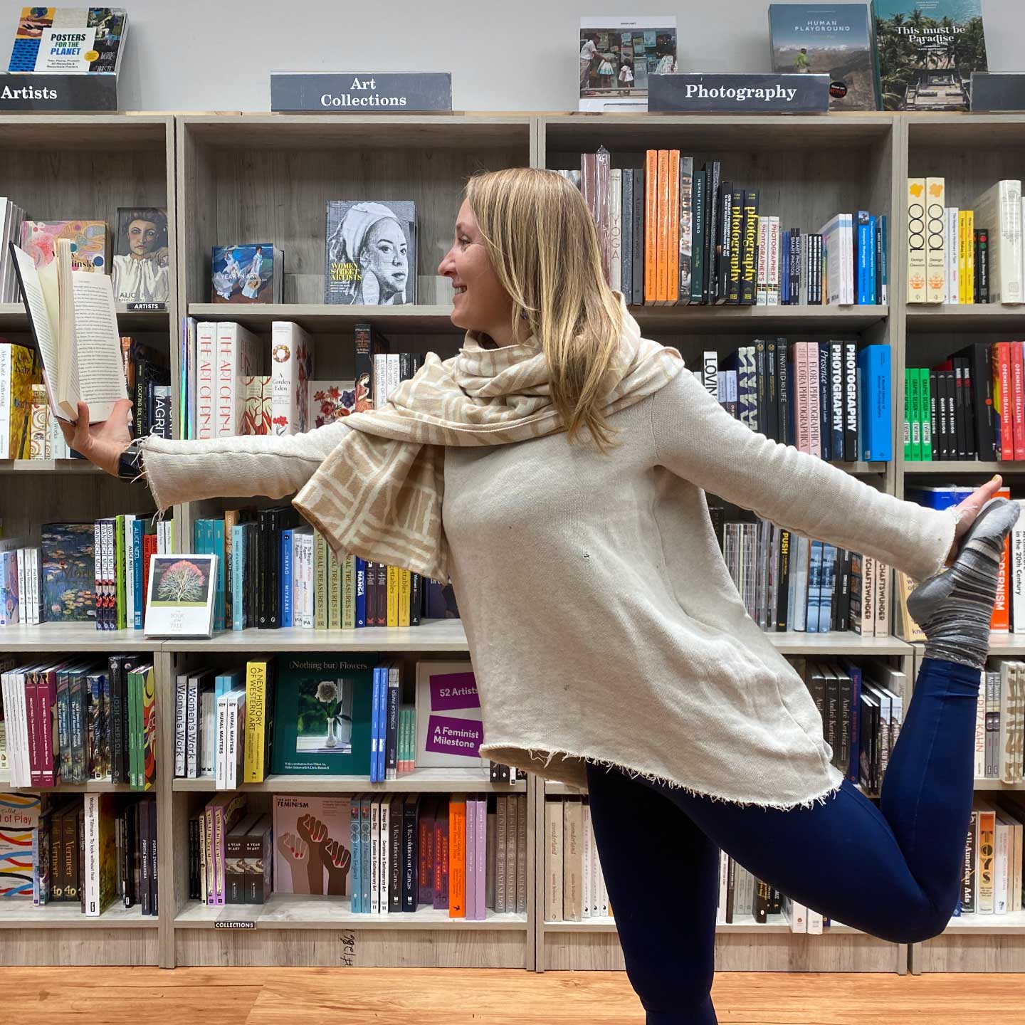 Union  Cozy Winter Yoga and Tea at Brookline Booksmith at