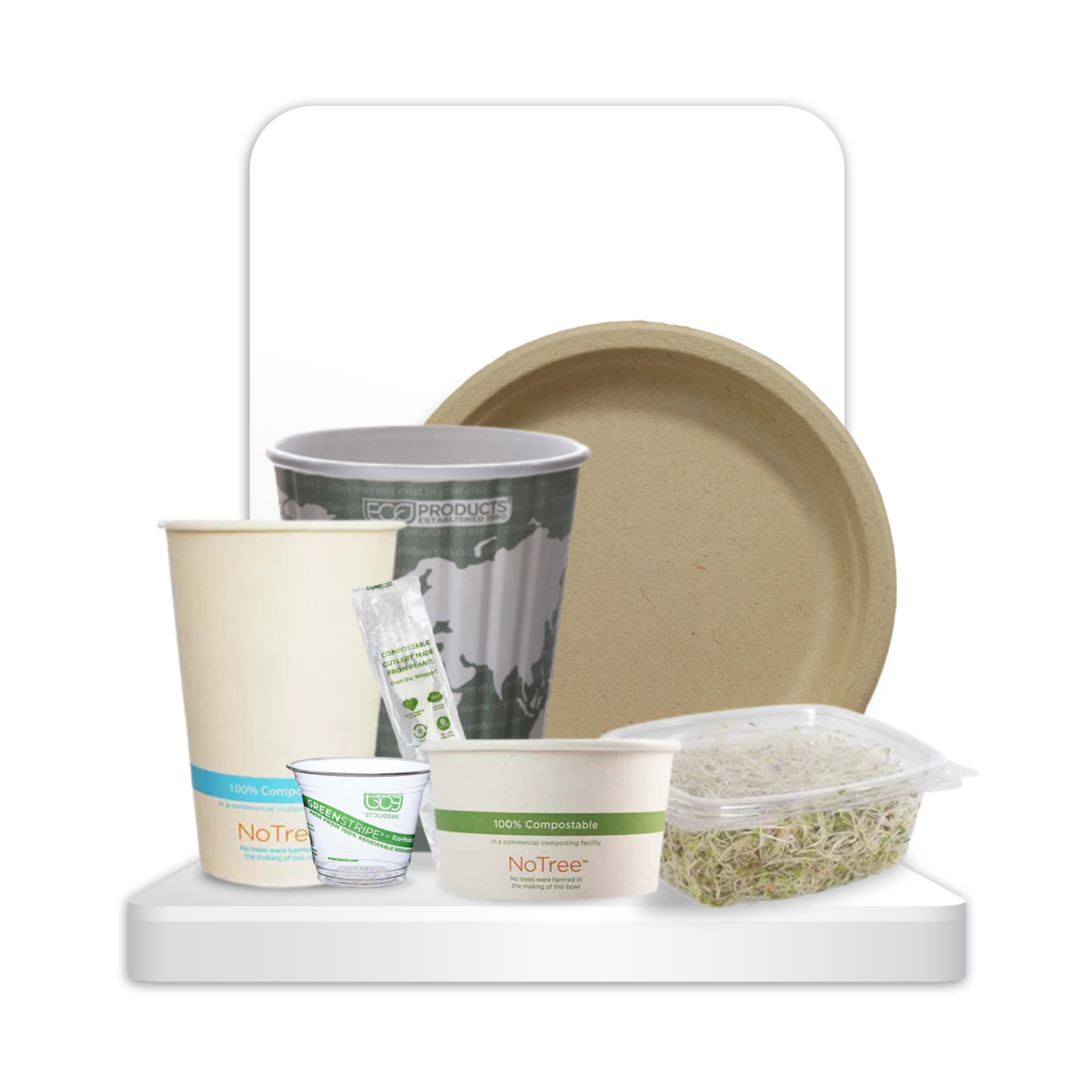 Eco-Friendly Hot Cups, Compostable Cold Cups, Natural Fiber Plates Minnesota