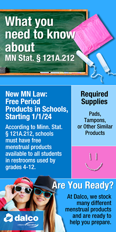 minnesota state law education free period products breakdown