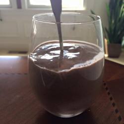 Dark Chocolate Cherry Chia Pudding