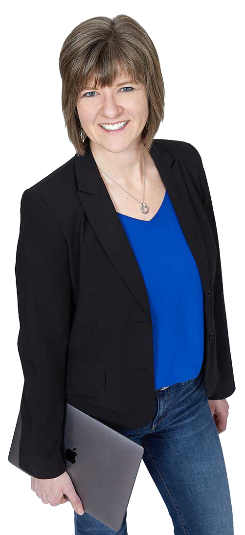 Crystal Zakaluzny-standing-with-laptop
