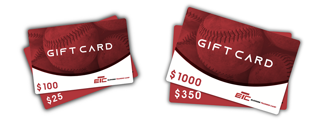 Baseball & Softball Gift Cards | Elkhorn Training Camp | NE