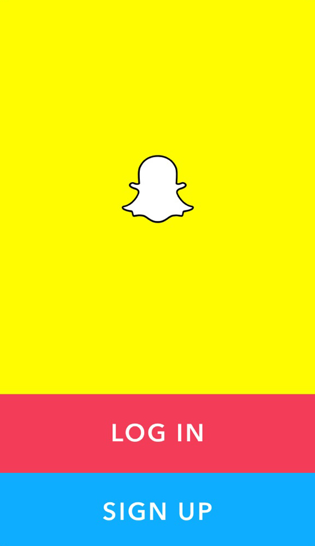 snapchat log in sign up