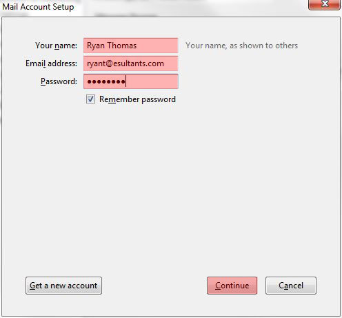 how to add email account to mozilla thunderbird