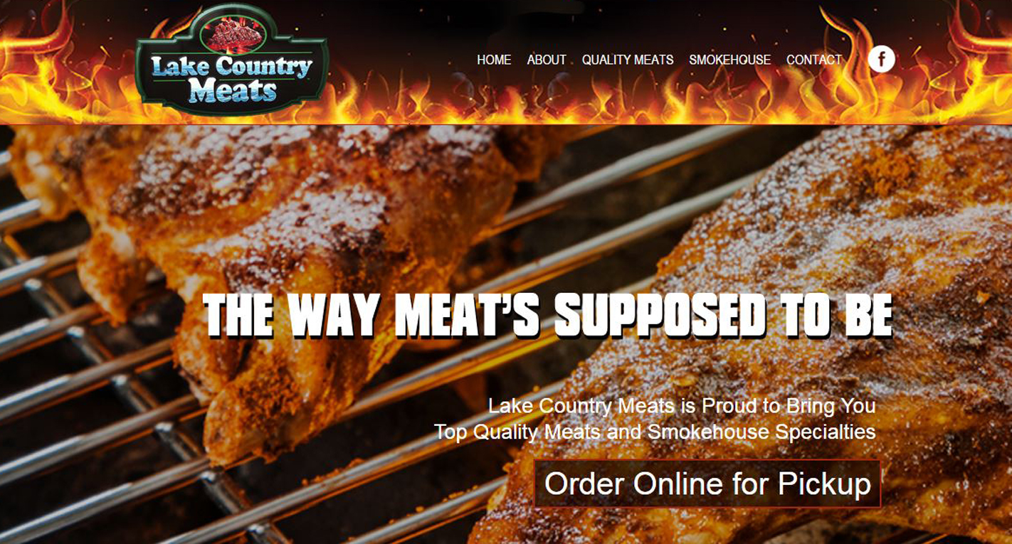 Butcher New Website design