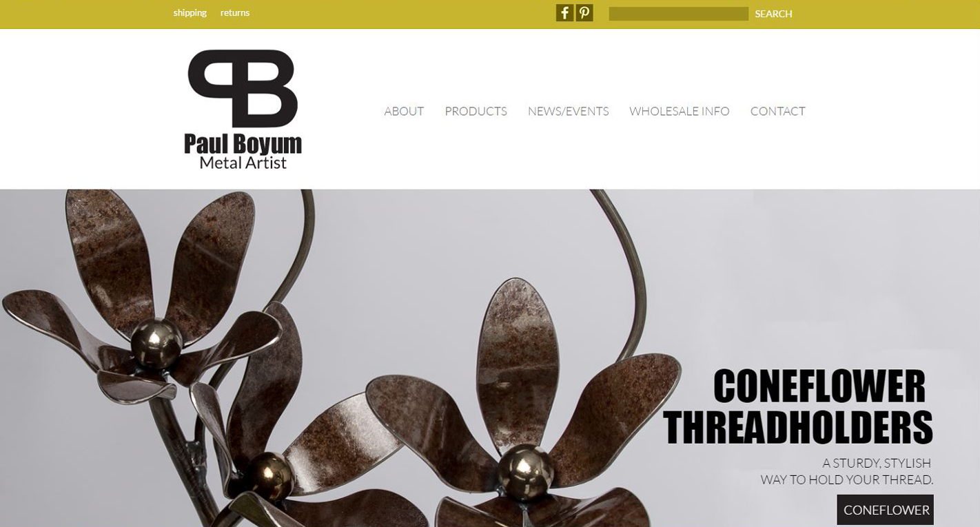 Artist Retail New Website design