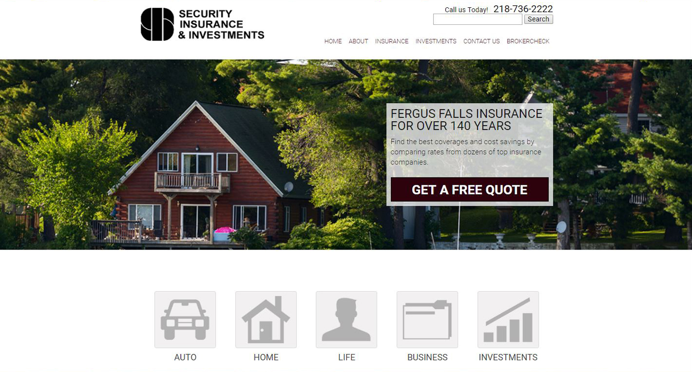 Insurance New Website design