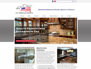 All American Granite website